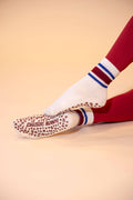 Pilates Honey - Midwest Red Vintage Short Crew: M/L
