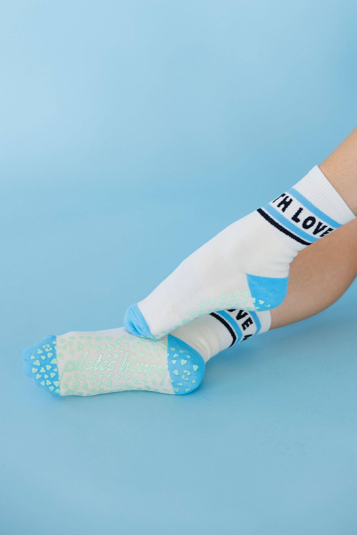 Move With Love Crew Grip Sock
