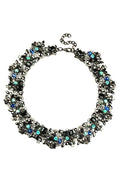 Blue Black Sloane Statement Necklace
