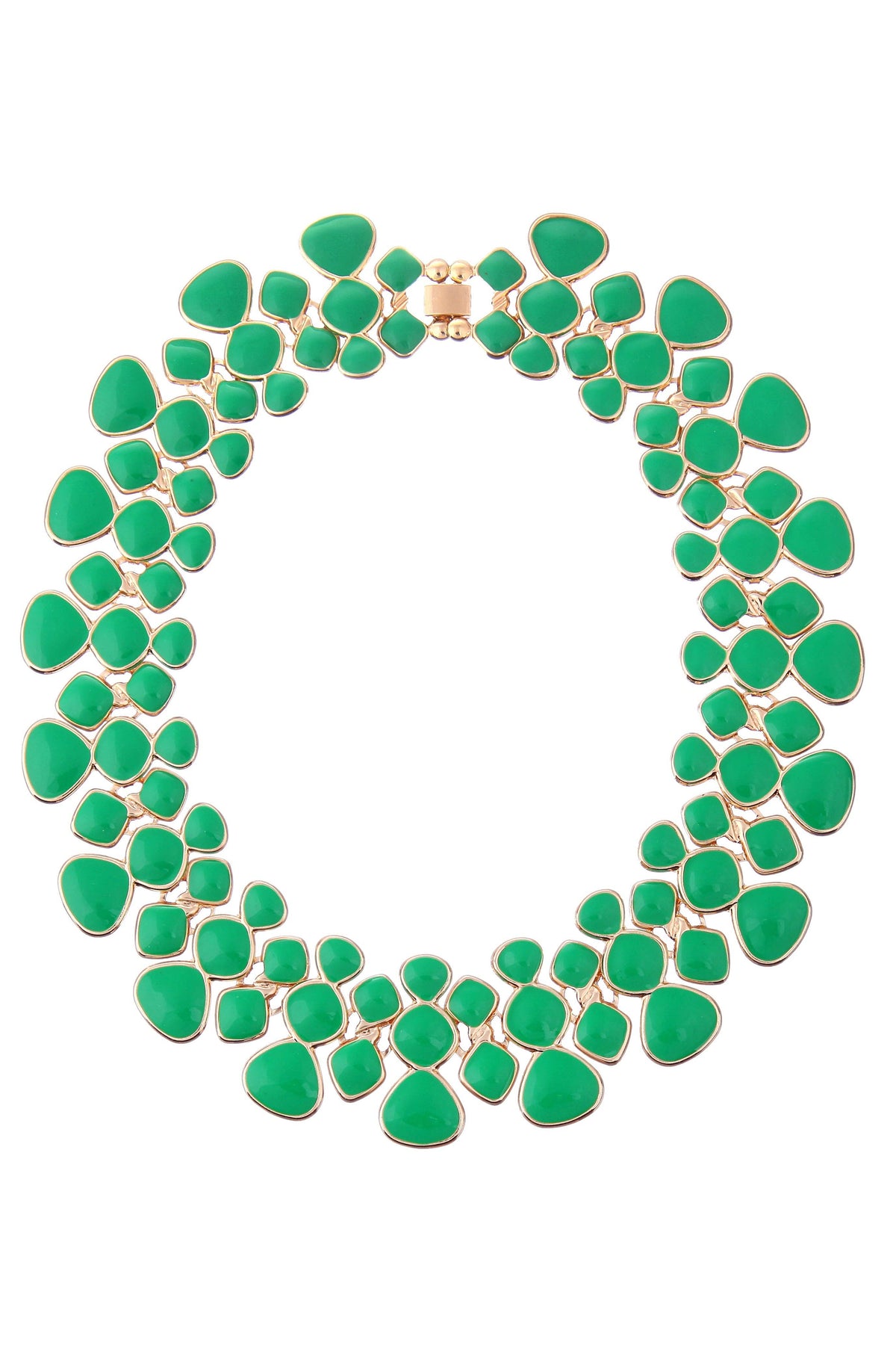 Adel Green Honey Comb Necklace