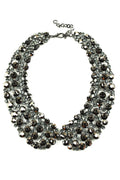 Black Diana Pearl Statement Necklace