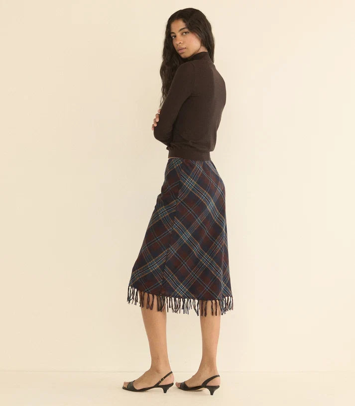 DOEN Elowette Knotted Fringe Skirt