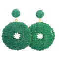 Crystal Start Sterling Silver Statement Earring