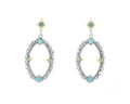 ARMENTA Open Oval Drop Earrings