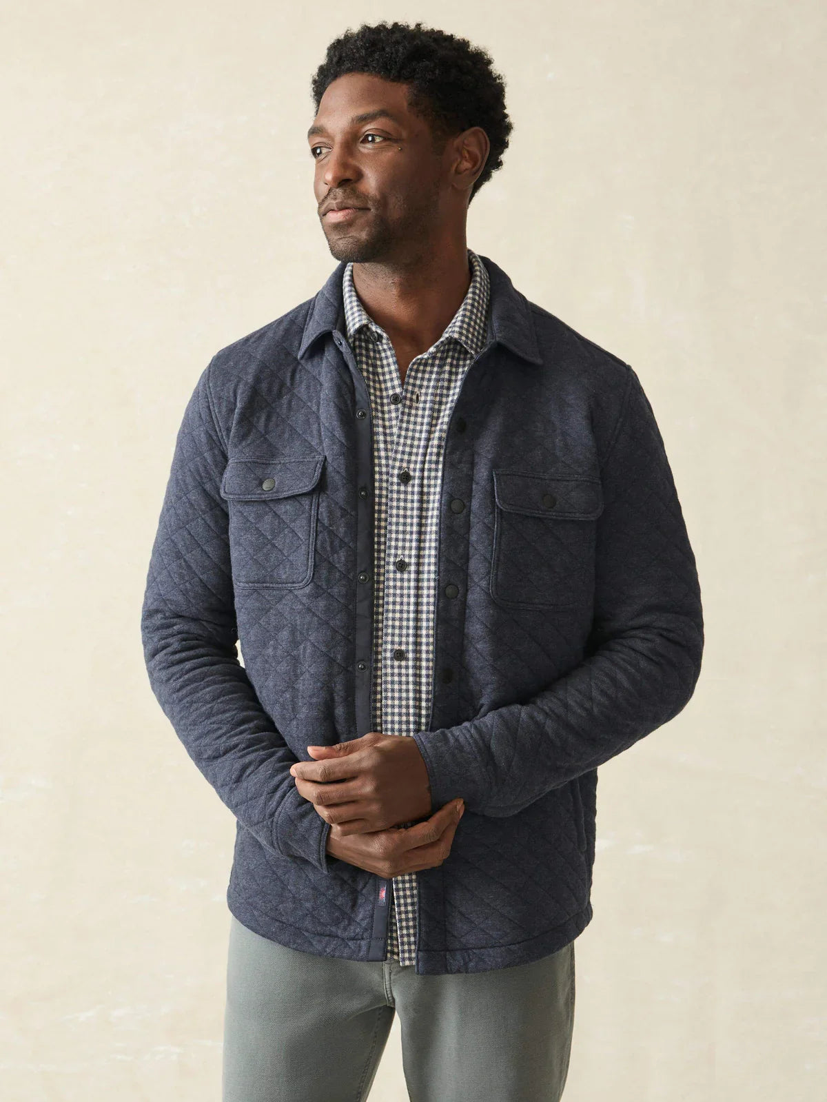 FAHERTY Epic Quilted Fleece CPOP