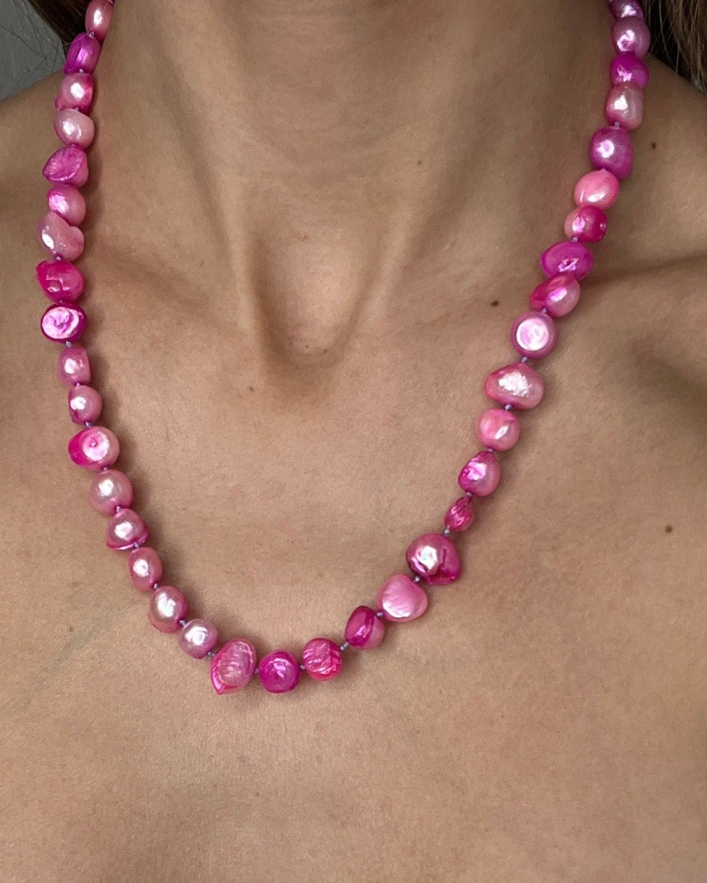 Cultured Pearl Short Necklace