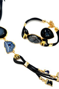 Agate Gemstone Necklace & Bracelet Set