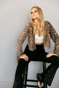 Animal Western Cropped Jacket
