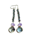 Ball & Chain Multi Color Dangle Earring