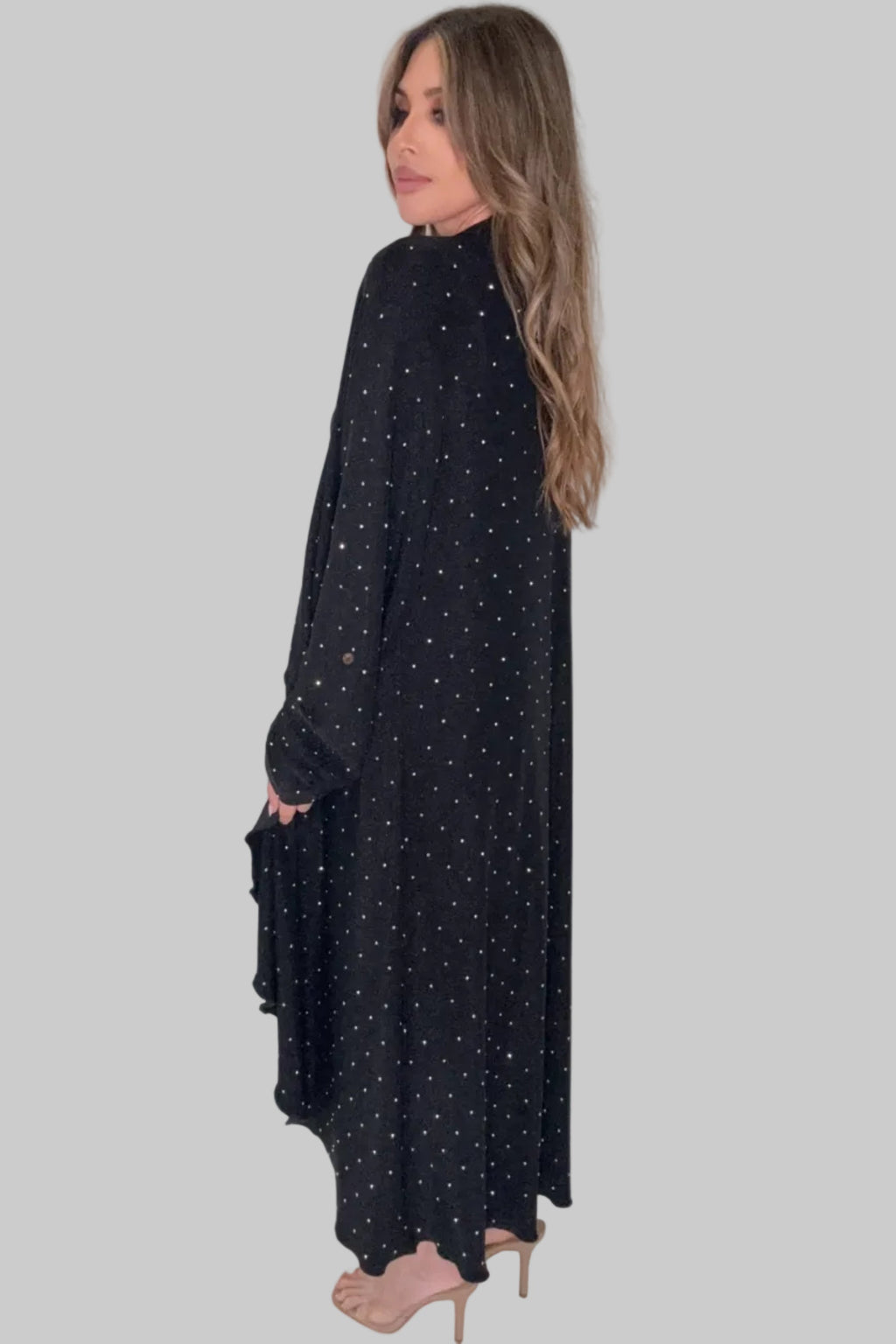 Black Studded Duster