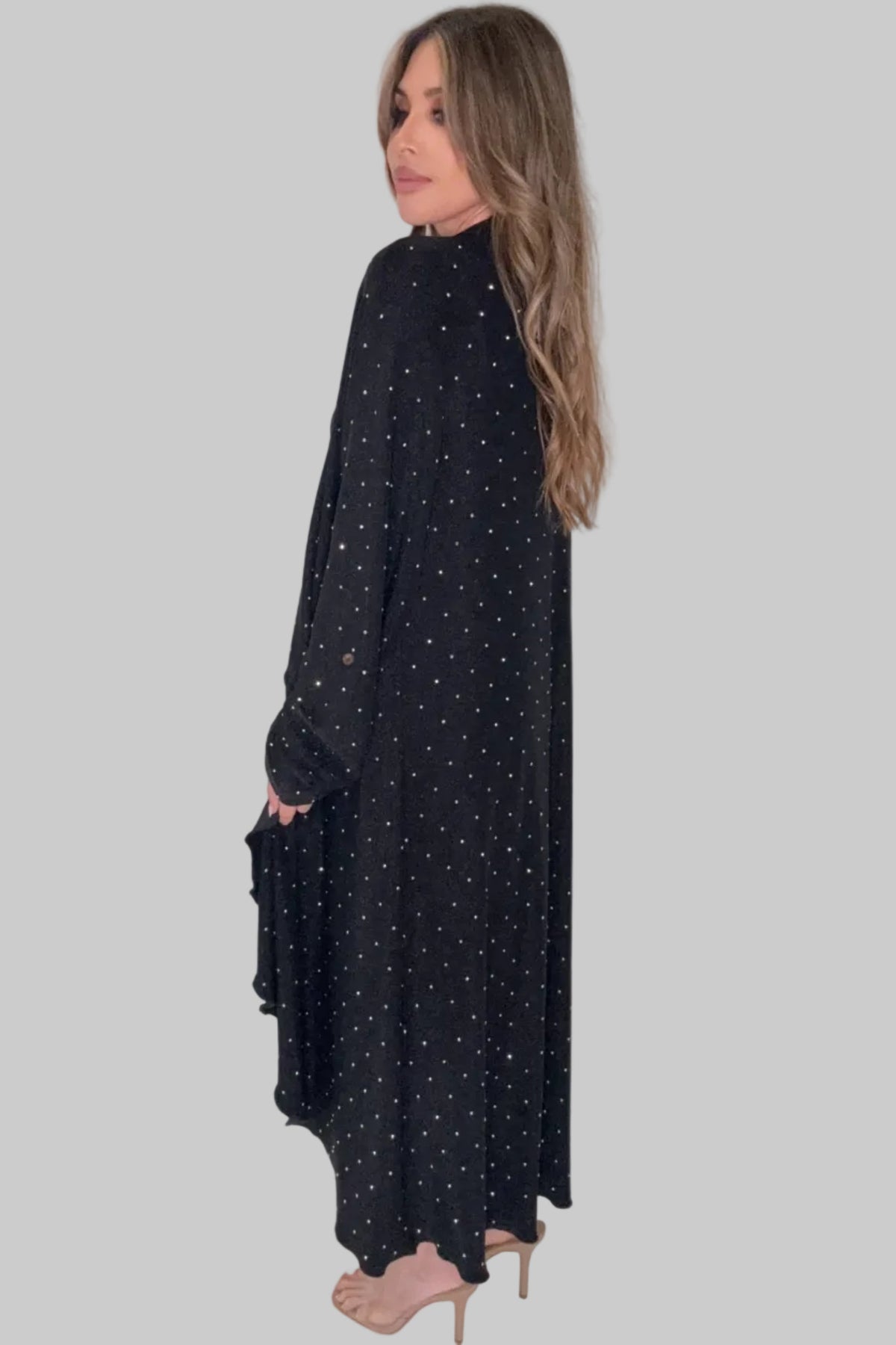 Black Studded Duster