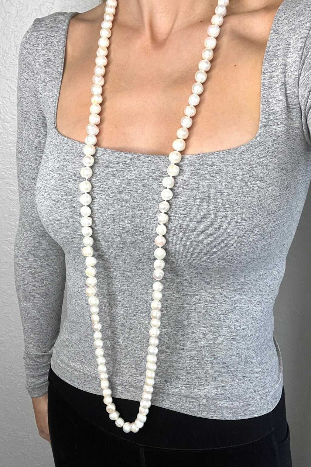 Classic Pearl Long Necklace