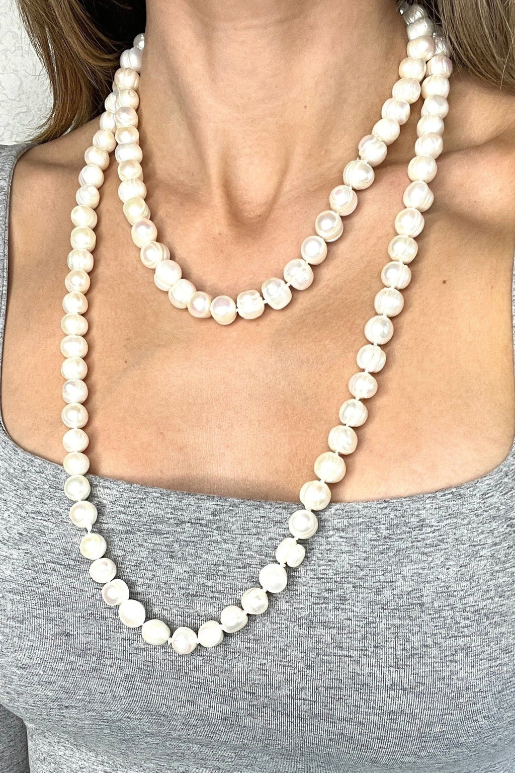 Classic Pearl Long Necklace