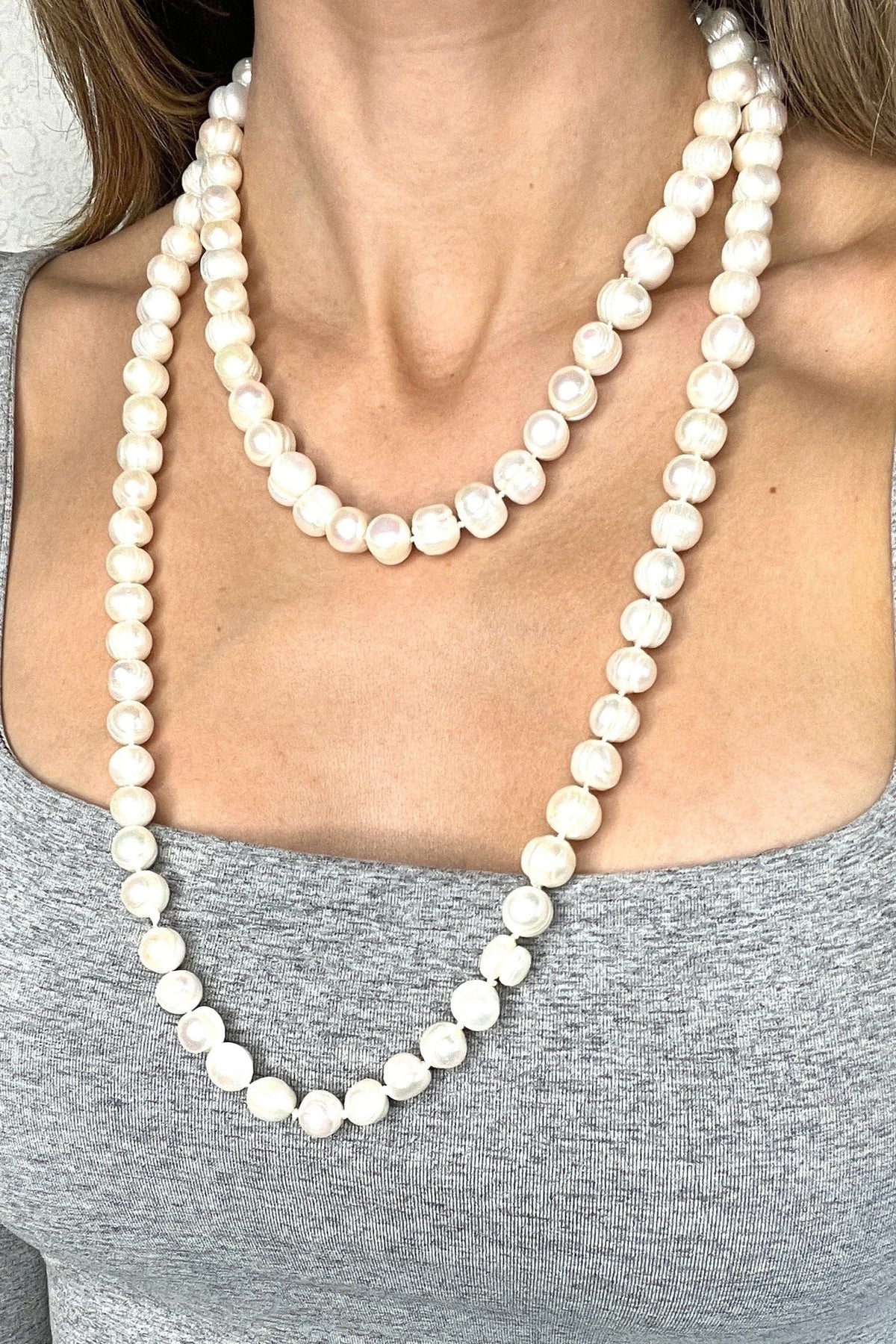 Classic Pearl Long Necklace