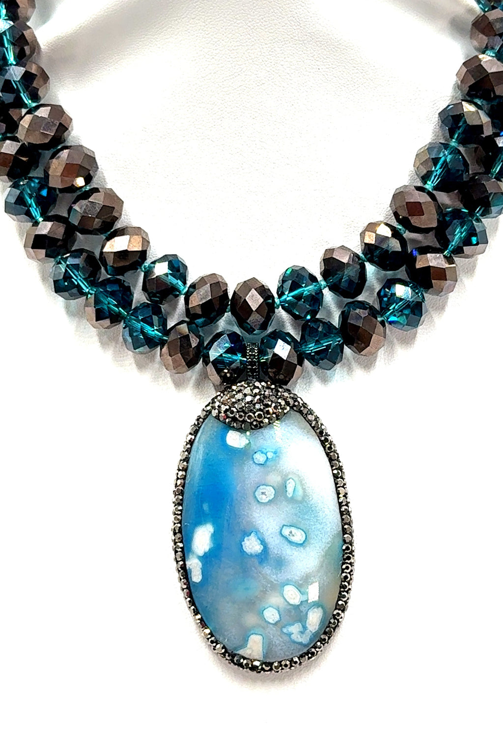 Adjustable Rondelle Short Necklace