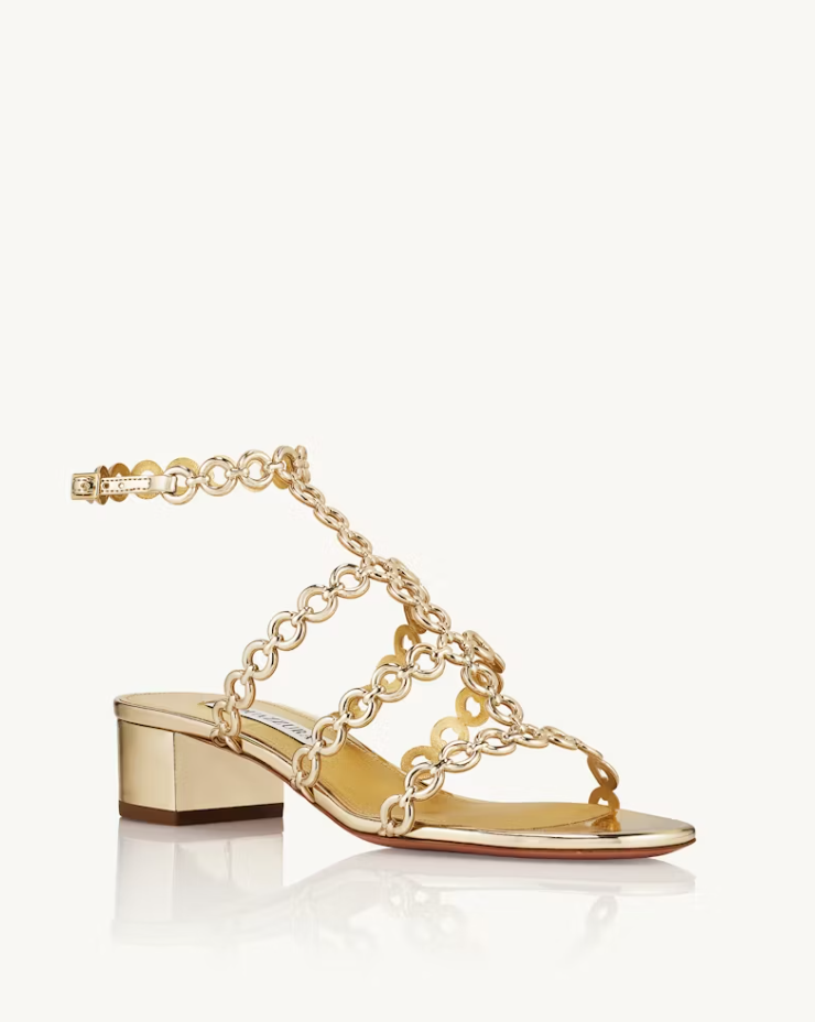 AQUAZZURA Infinity Chain Sandal