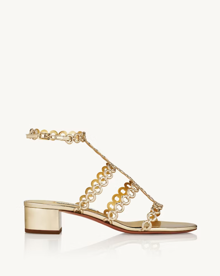 AQUAZZURA Infinity Chain Sandal