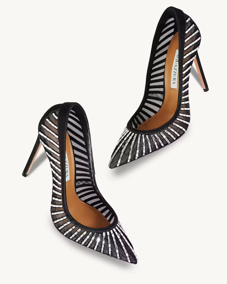 AQUAZZURA Passion Crystal Pump