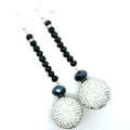 Black & White Gumball Statement Earring