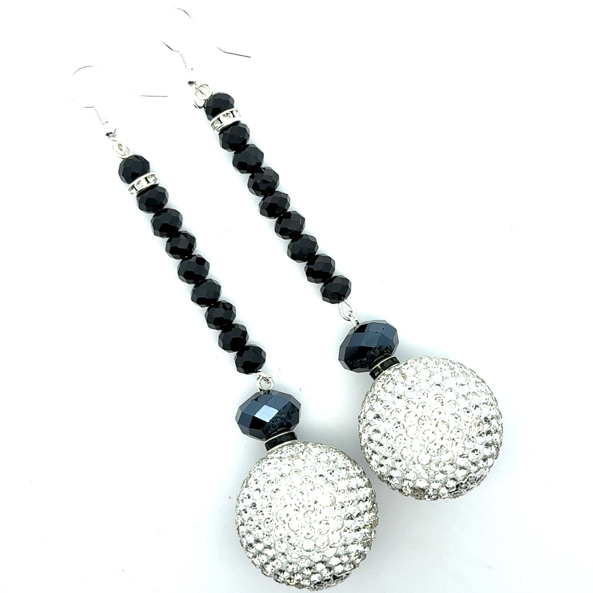 Black & White Gumball Statement Earring