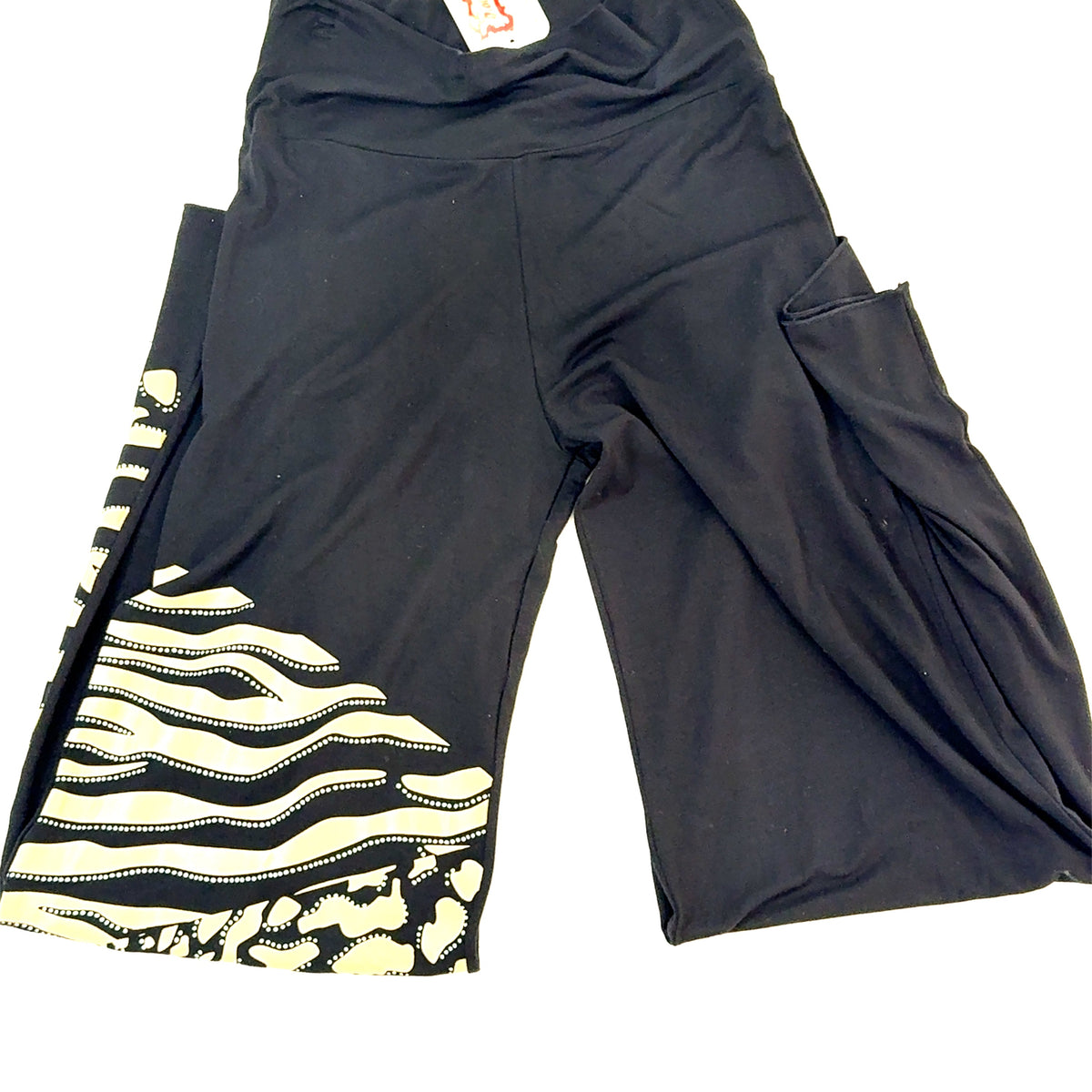 Animal Collage Print Palazzo Pant