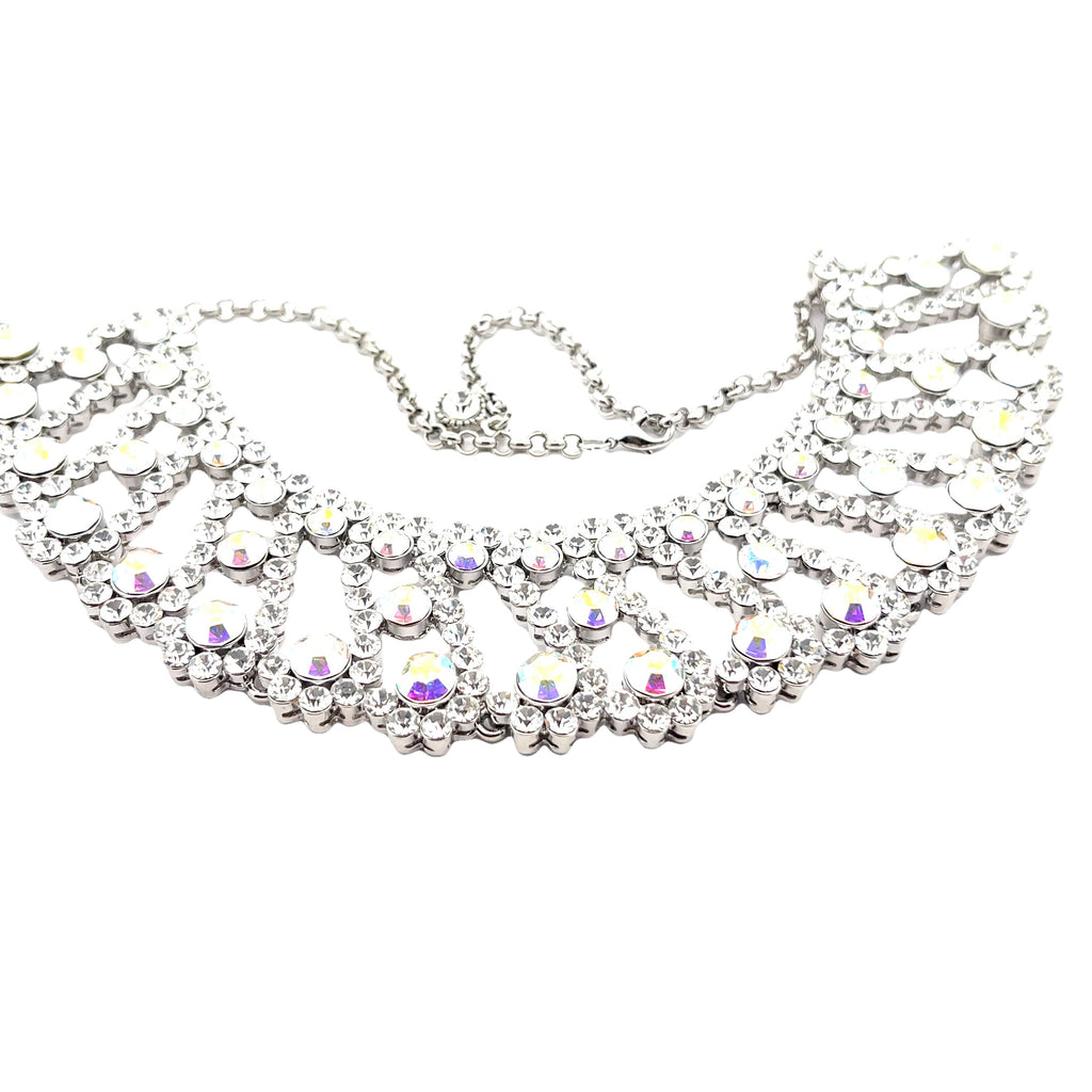 Crystal Statement Round Necklace