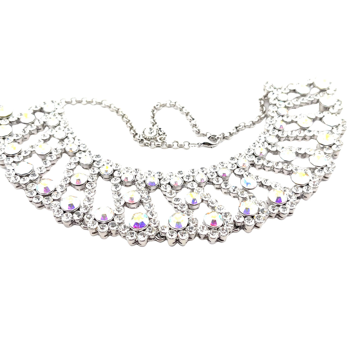 Crystal Statement Round Necklace