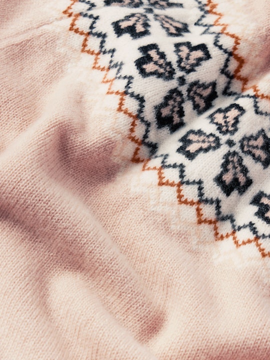 FRAME Cashmere Fair isle Crew Sweater