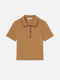 FRAME The Leather Stitch Polo