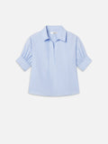 FRAME The Vneck Popover Top