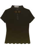 Brown Lace Top