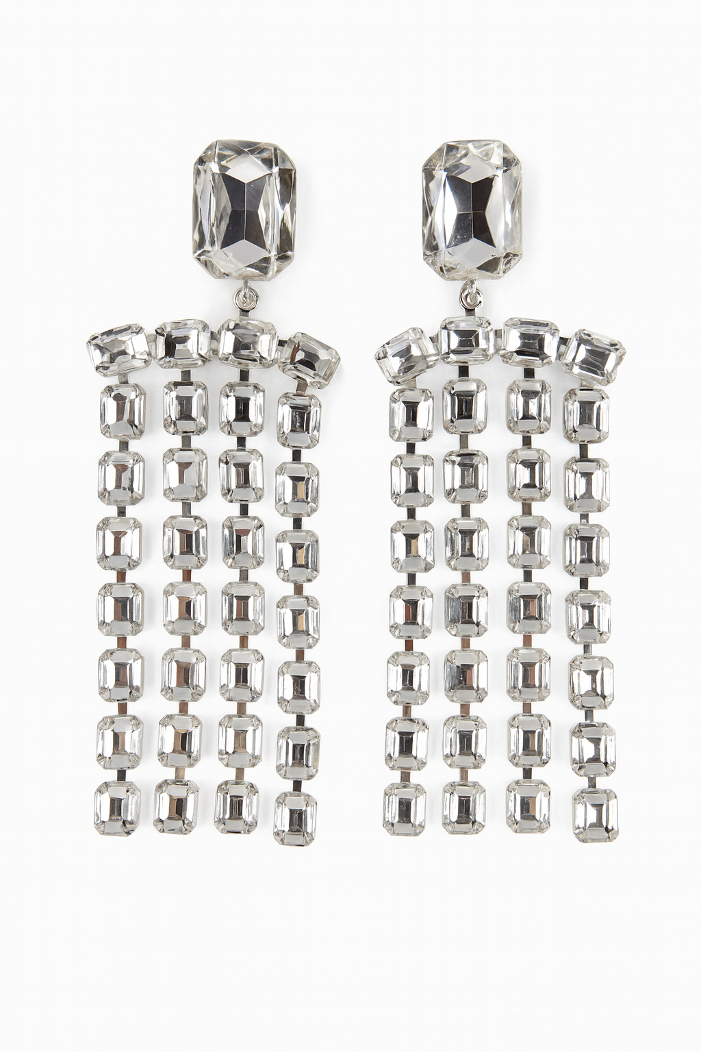 Crystal Statement Drop Earrings
