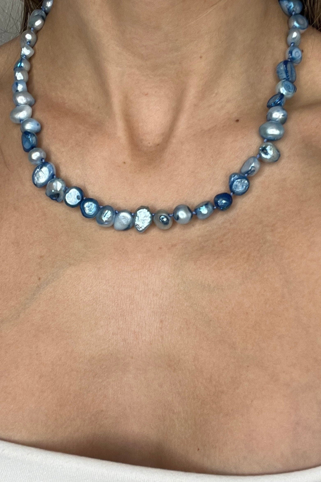 Cultured Pearl Short Necklace