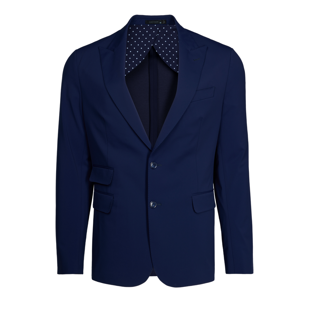 GREYSON Montauk Single-Breasted Peak Lapel Blazer