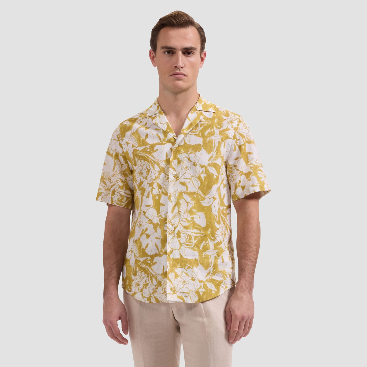 BUGATCHI Jackson Tropical Camp Shirt