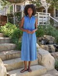 FRANK AND EILEEN Lily Popover Tank Maxi Dress