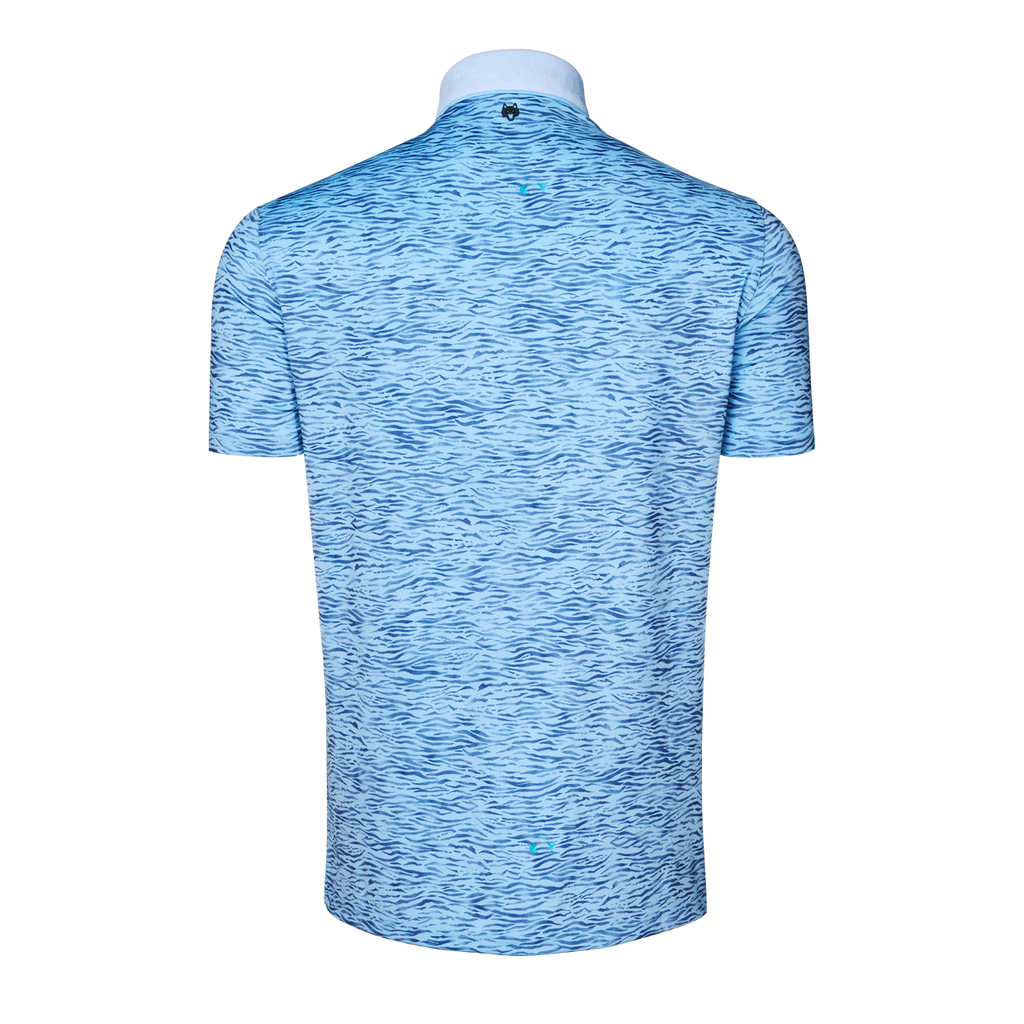 GREYSON Deep Water Short Sleeve Polo