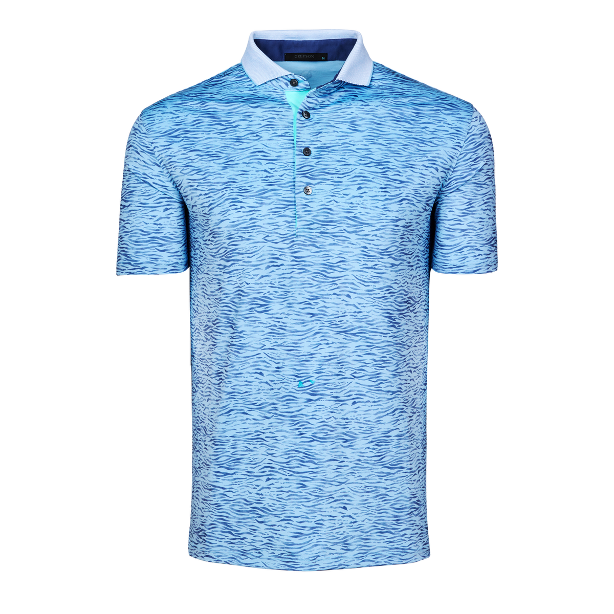 GREYSON Deep Water Short Sleeve Polo