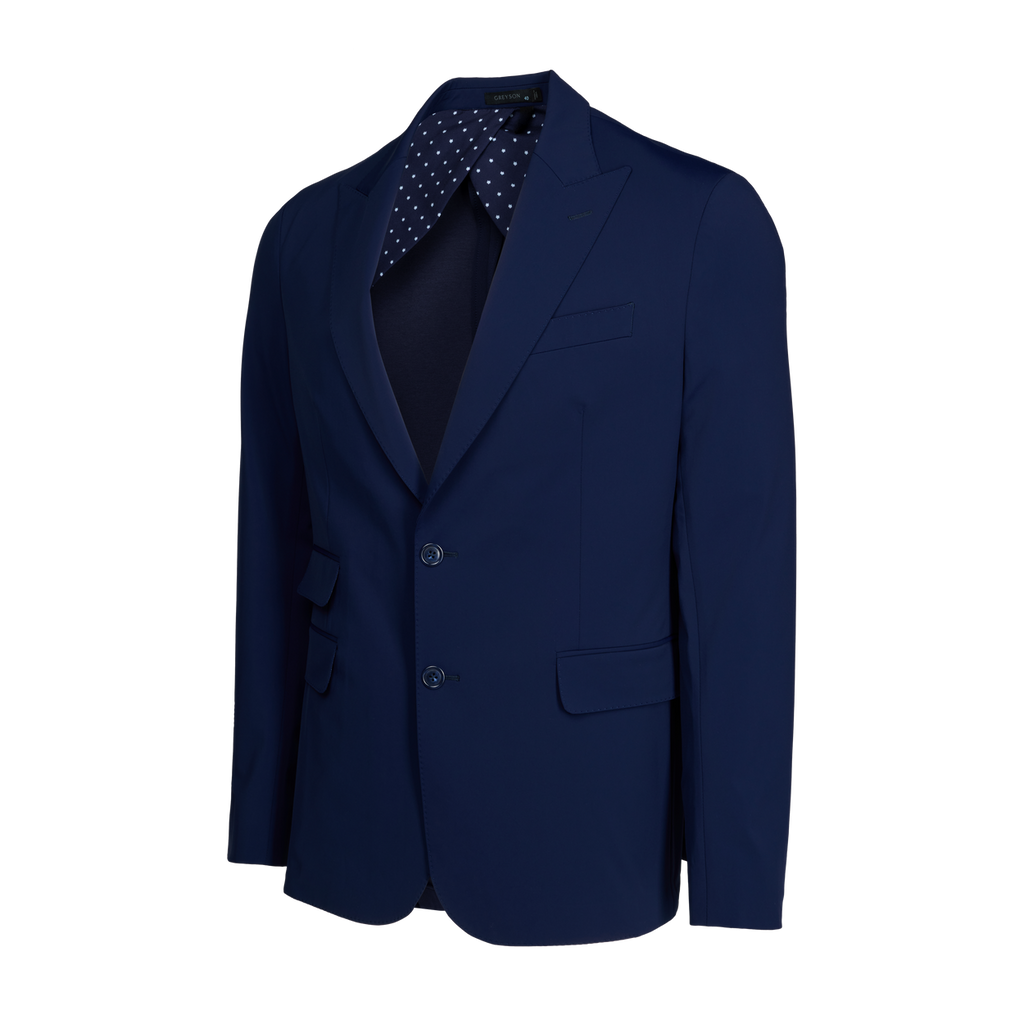 GREYSON Montauk Single-Breasted Peak Lapel Blazer