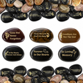 60 Pcs Memorial Rock 1.97" Celebration of Life Favor Classic